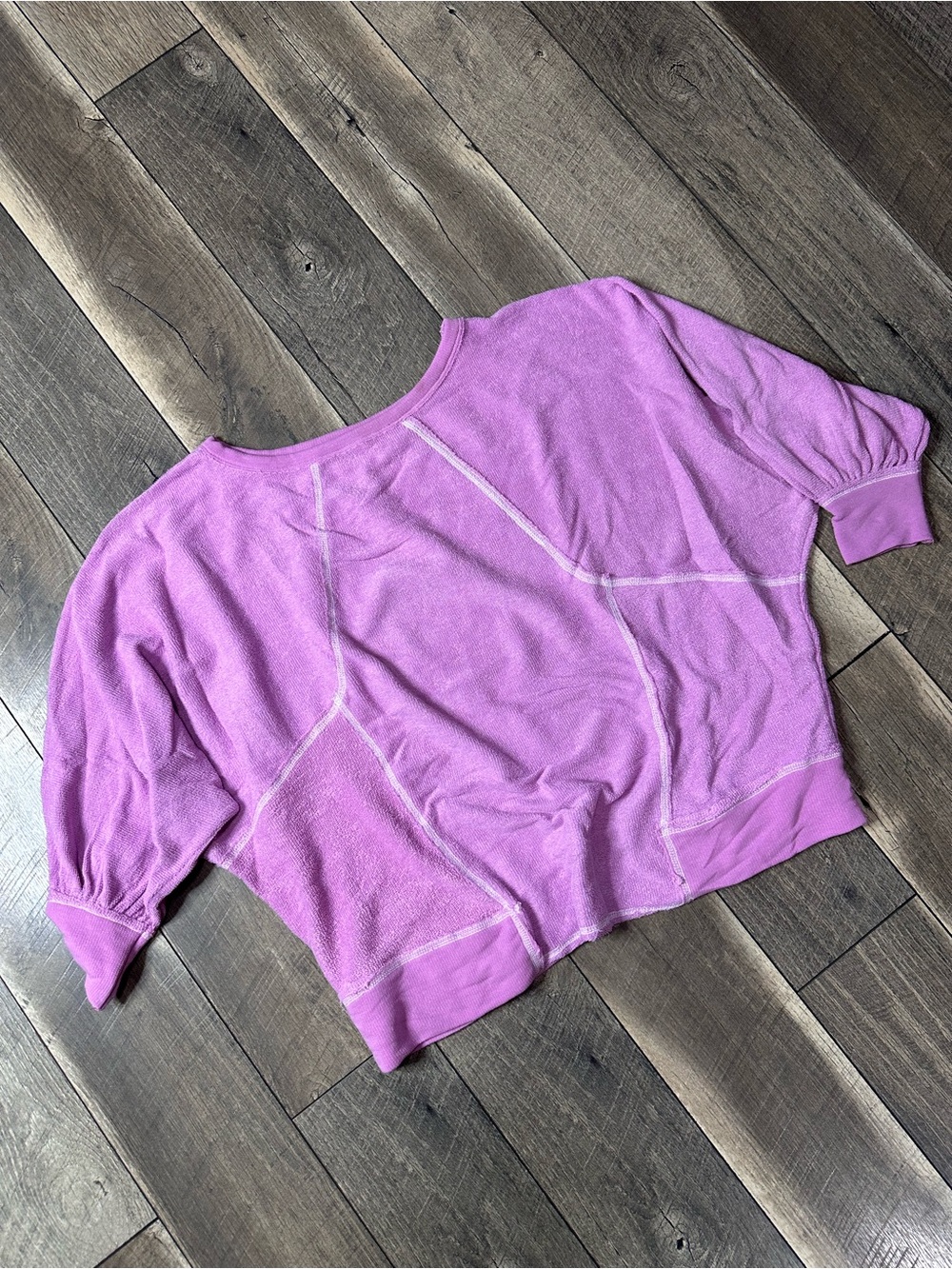 Bucket List Pink Batwing Top